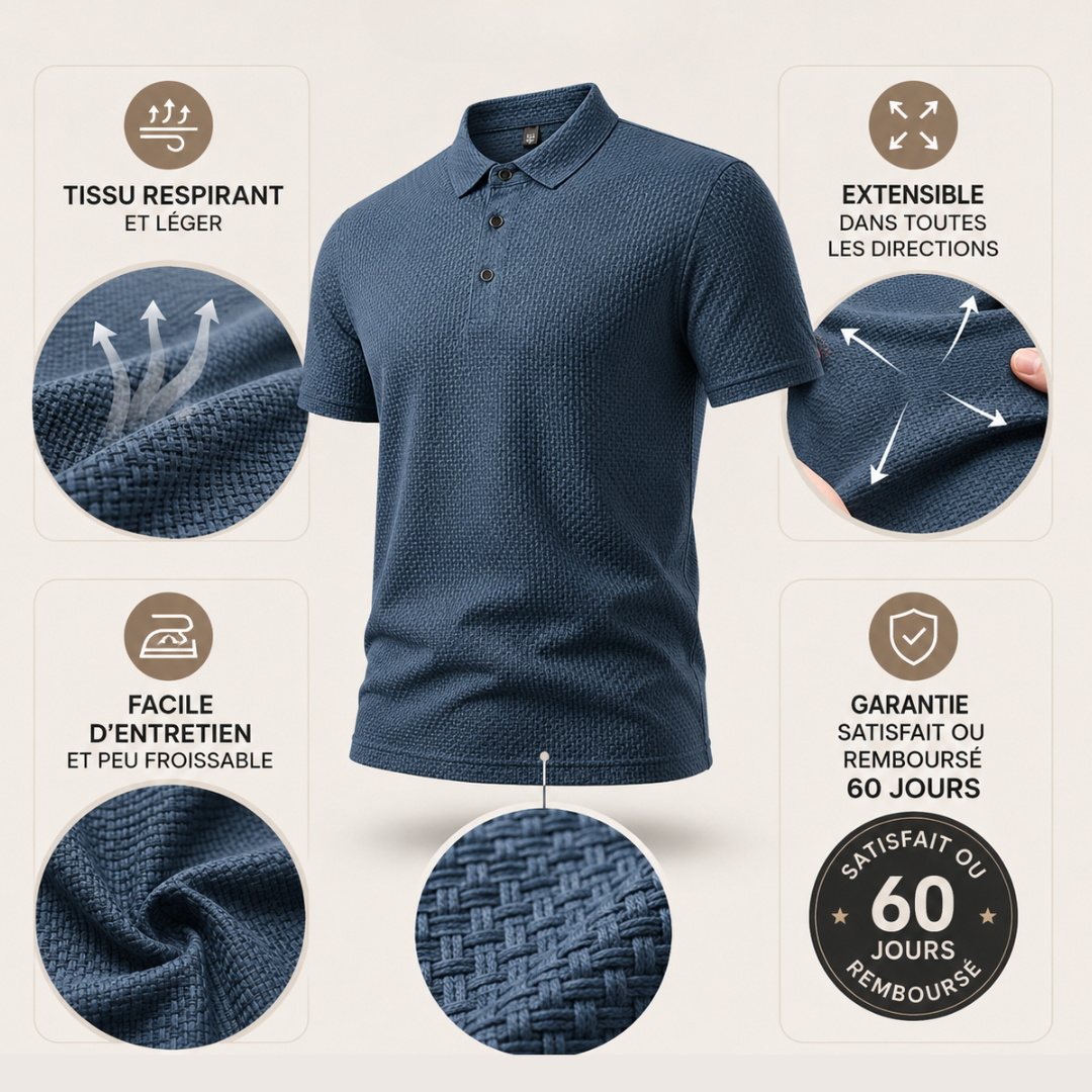 Anthony — Polo ultra-confortable pour hommes