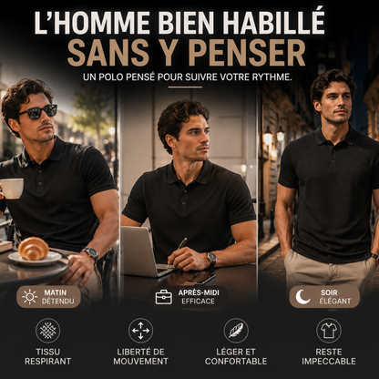 Anthony — Polo ultra-confortable pour hommes