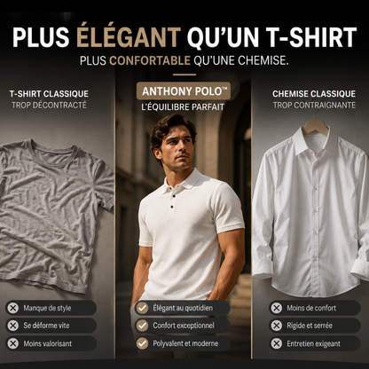 Anthony — Polo ultra-confortable pour hommes