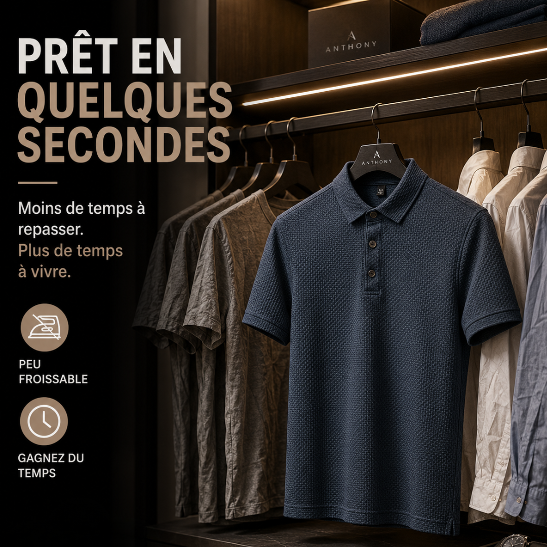 Anthony — Polo ultra-confortable pour hommes